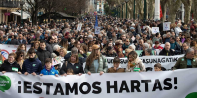 Хиляди излязоха по улиците на Страната на баските в защита на общественото здравеопазване