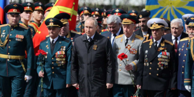 Путин на парада по случай Деня на победата в Москва